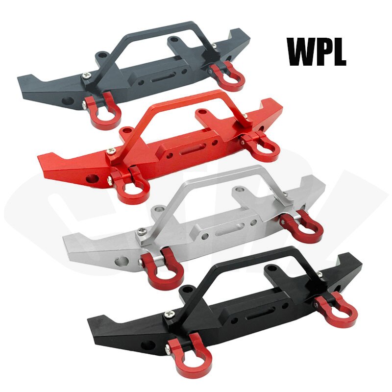 Metalen Voorbumper, geschikt Voor Wpl C14 C24 C24-1 1/16 Mn D90 D91 MN96 MN99 MN99s 1/12 Afstandsbediening Auto Upgrade Onderdelen