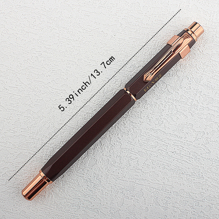 Pluma estilográfica de lujo para estudiantes, bolígrafos elegantes EF de 9189 MM, Punta extrafina, bolígrafos de escritura, papelería, suministros escolares de oficina, 0,38