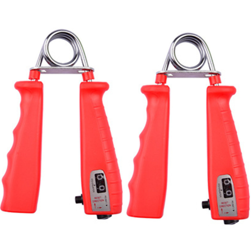 Digital Electronic Hand Dynamometer Grip Strength Measurement Meter Auto Capturing Hand Grip Power 200 Lbs / 90 Kgs: Ivory