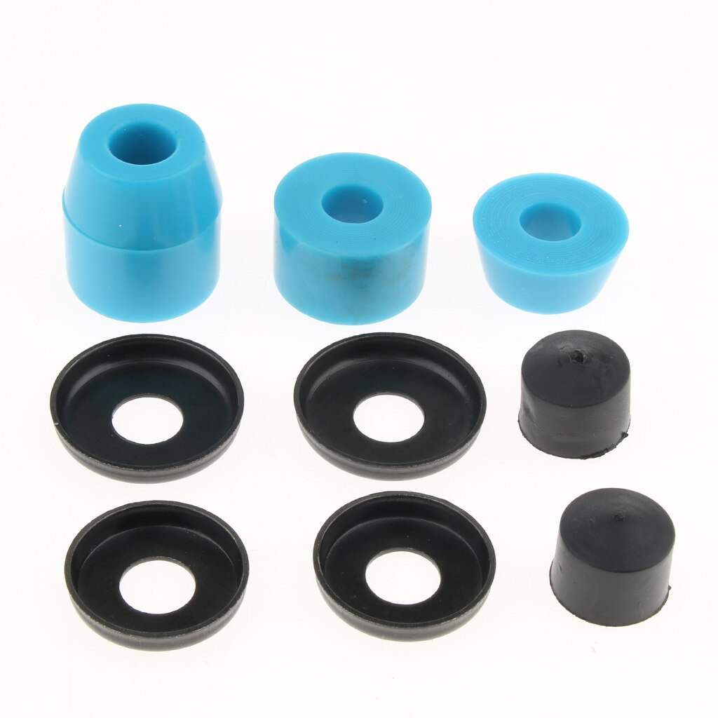 Remplacement Skateboard Bagues PU Cylindre Conique Camion Bague Rondelles Skateboard Kit de Reconstruction Camion Bagues Ensemble