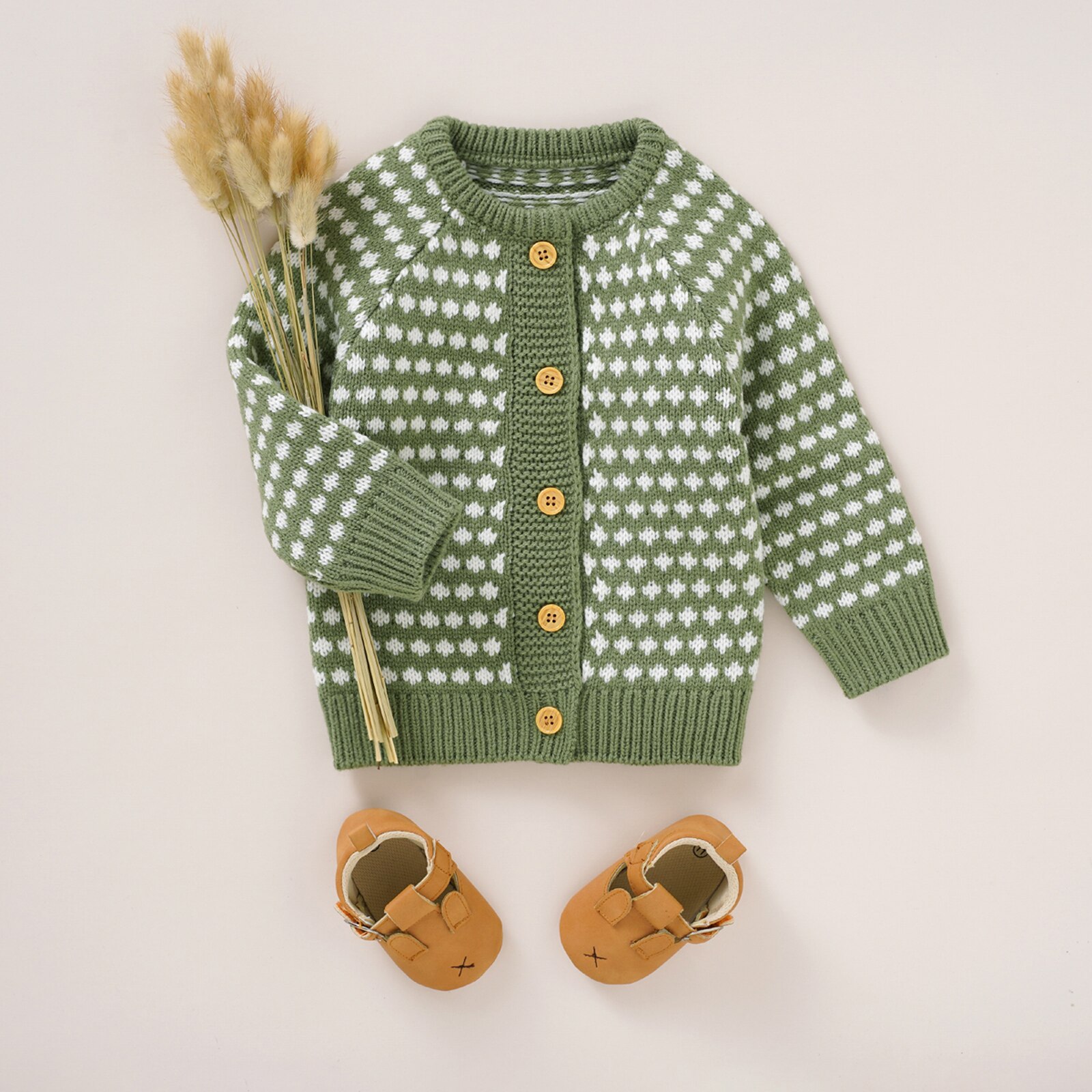 Baby Truien Jas Herfst Winter Jongens Meisjes Kleding Met Lange Mouwen Single-Breasted Gebreid Vest Tops Uitloper Baby Knitwear