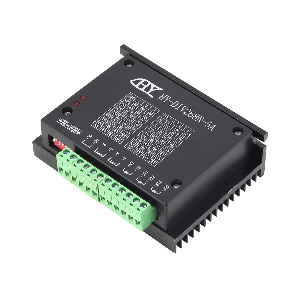 Single Axis TB6600 0.2-5A Two Phase Hybrid Stepper Motor Driver Controller 50V DC For CNC