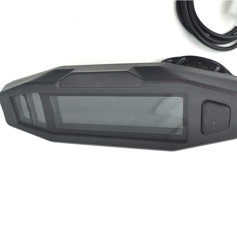 Motorcycle Mini LCD Speedometer Digital Odometer Gauge Carburetor Meter Motorcycle Oeter w/ Sensor