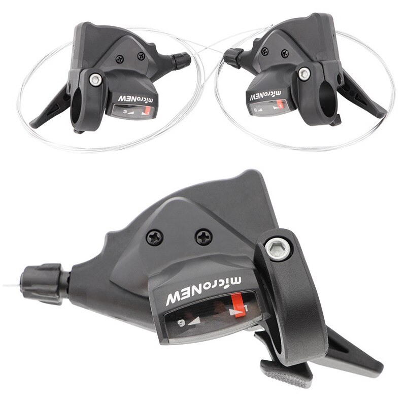 Micro Right Left Bicycle Derailleurmountain Bike Shift Lever Shifter 7 8 Speed 9 10 11S Split Fingerposts Bike Bicycle Parts
