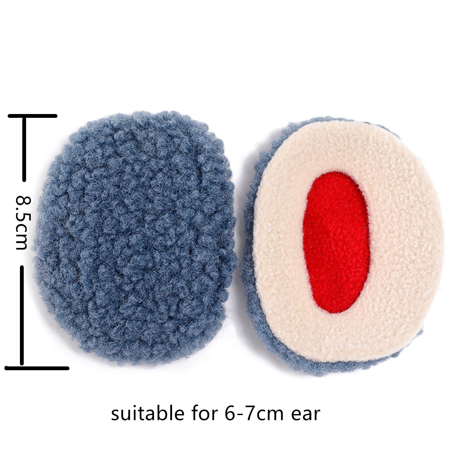 Vinter øreposer båndløse ørevarmer ørebeskyttere foldbart ørebetræk til voksne mænd kvinder  -b5