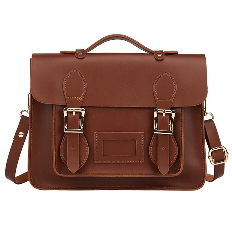 Mode PU Leer Vrouwen Messenger Bag Handtas Vintage Vrouwelijke Schoudertassen Retro Meisje Student Satchel Crossbody Bag Sac XA597H