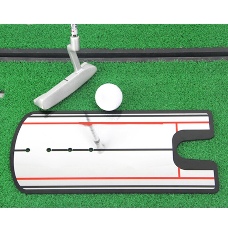 Golf Putting Practice Mirror Swing Auxiliary Trainer Posture Correction Putter Training Mirror
