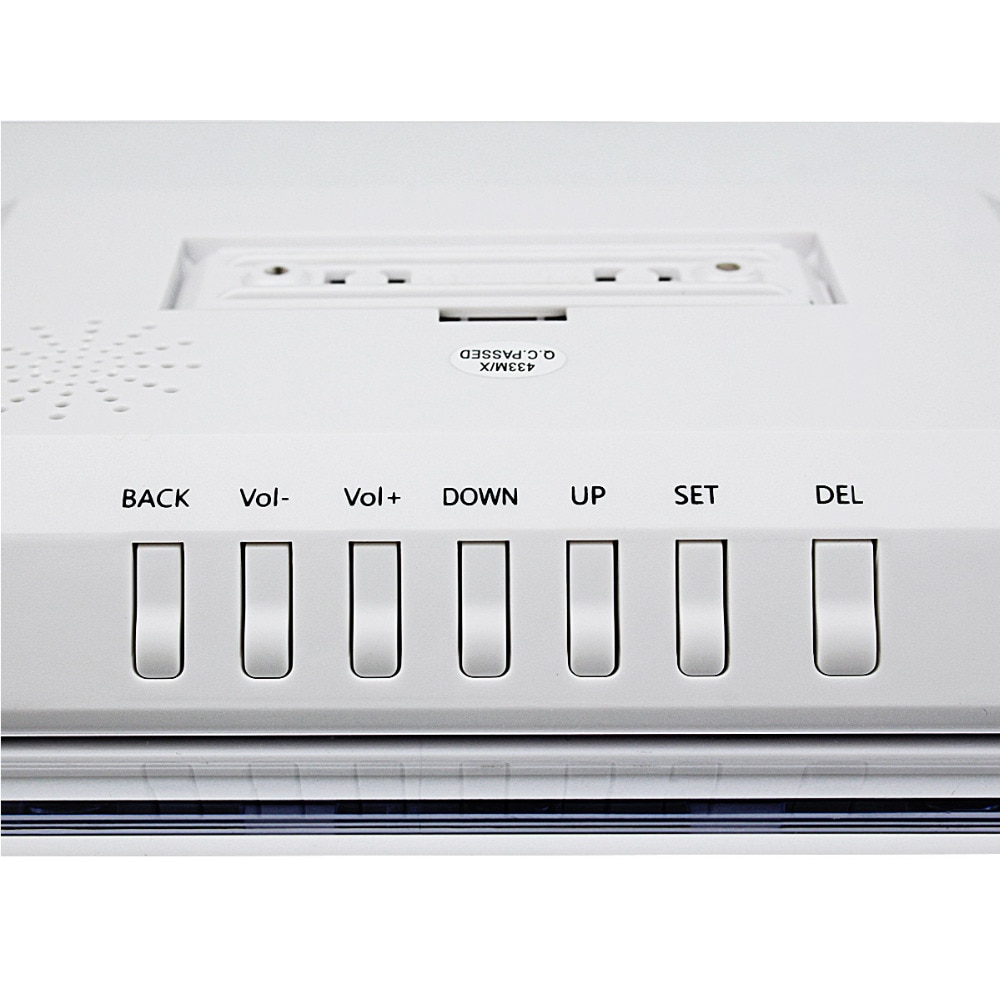 Wireless Restaurant Pager Calling Receiver Coaster Pager System 433.92MHz For Waiter with Voice Reporting F4400B