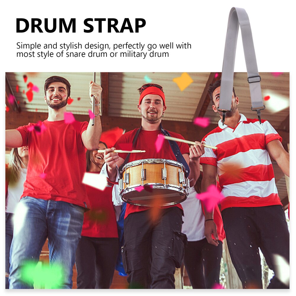 Adjustable Wide and Lengthen Marching Snare Drum Sling Strap Belt Accessories