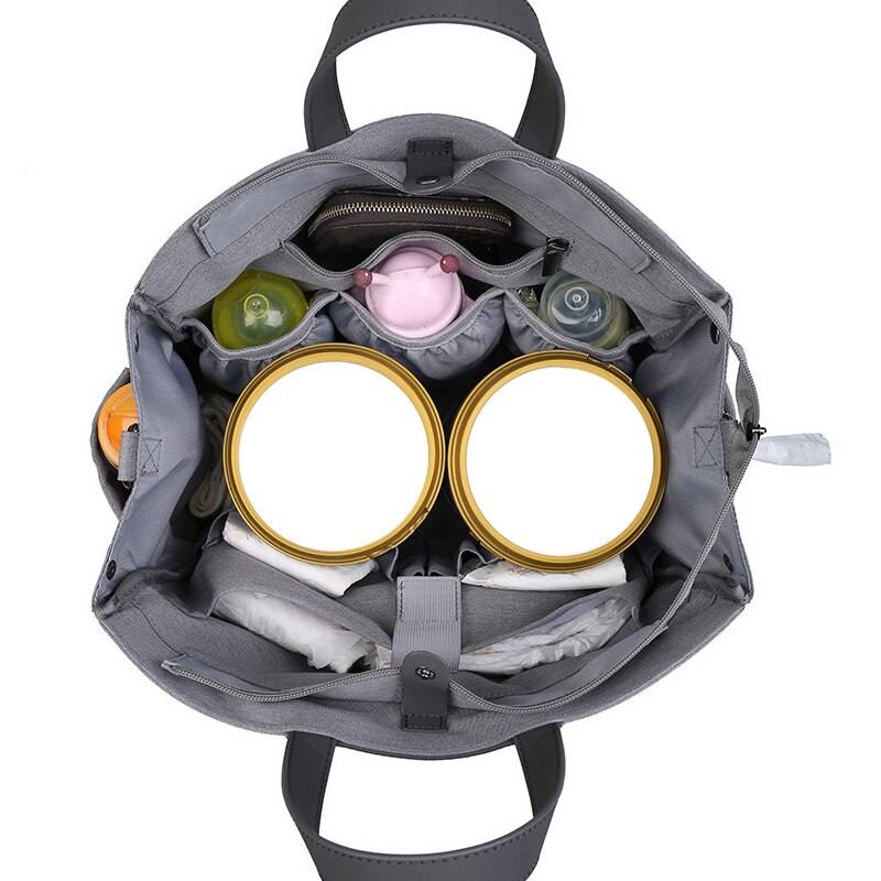 Luiertas voor mama, schoudertas voor mama, reistas voor mama, kinderwagen, baby-opbergtas, verzorgingstas, multifunctionele mummie-handtas