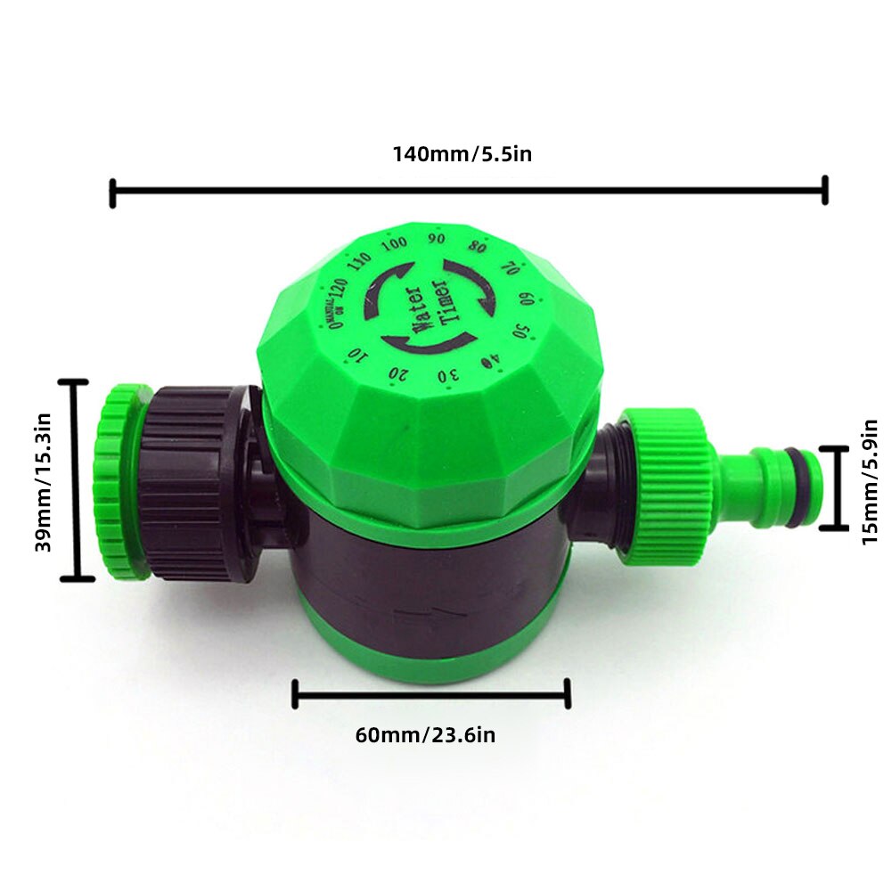 2 Hours Garden Watering Timer Automatic Mechanical Water Timer Home Garden Irrigation Controller System Garden Water Timer