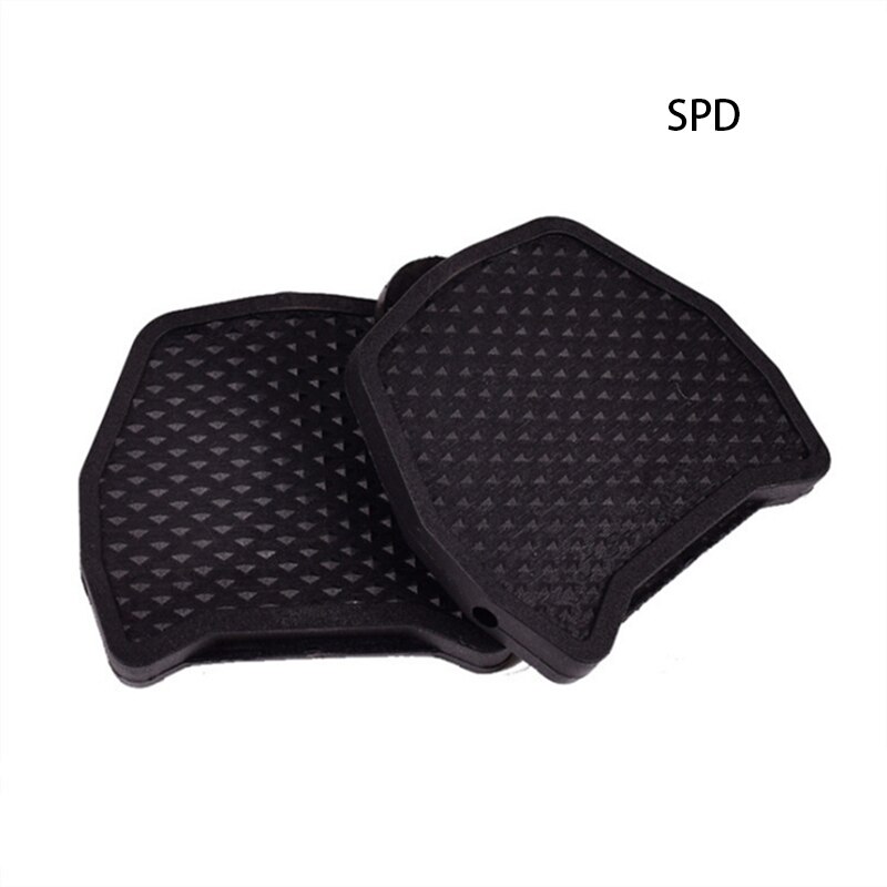 Adaptador de Pedal sin clip para cubiertas planas de Pedal de bicicleta para Shimano SPD-SL Look KEO: Black for SPD system