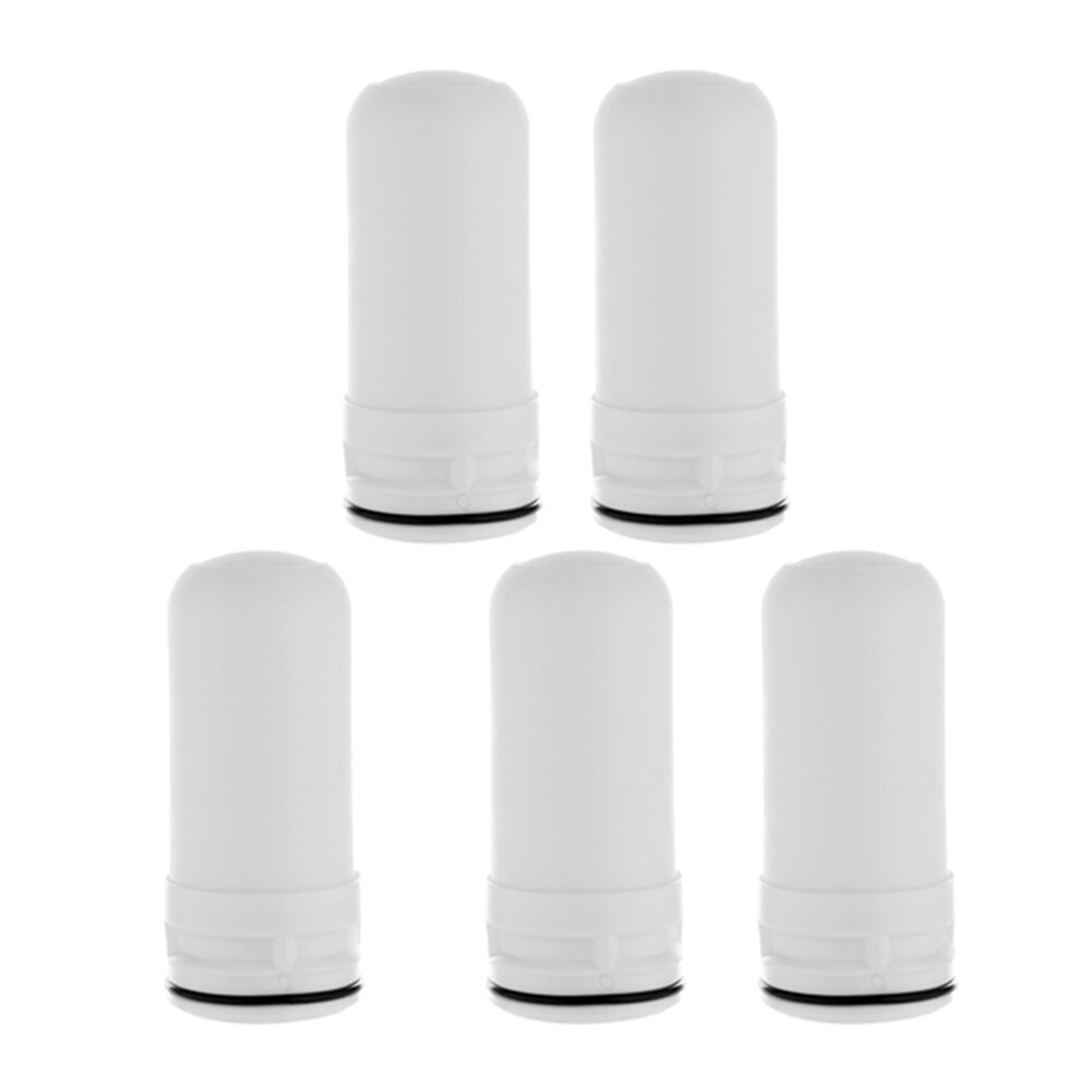 5Pcs Home Kitchen Faucet Tap Water Purifier Replacement Ceramic Filter Cartridge: Default Title