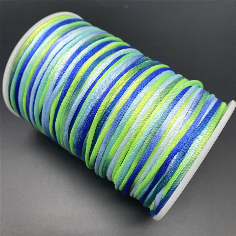 5yards 2,5mm Bunte Schnur Seil Gewinde Chinesischen Knoten Macrame Schnur Armband Geflochtene String DIY Quasten Perlen Für Shamballa: 06