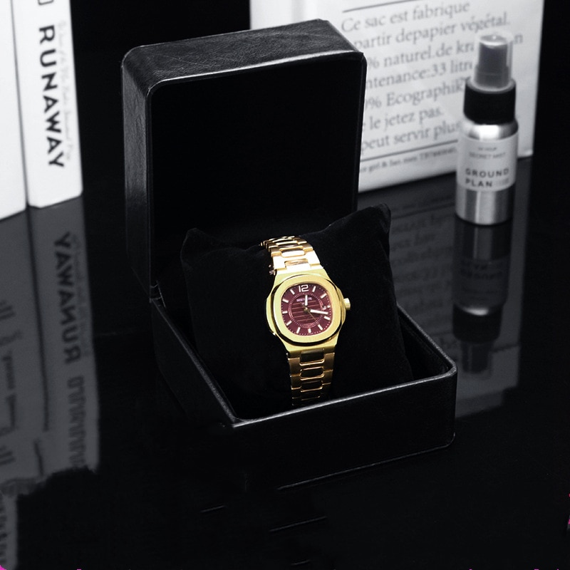 Best-Selling Brand Classic Mannen Horloge Doos Pu Leer Classic Collection Storag0e Doos Mode-Business Top Opslag dozen
