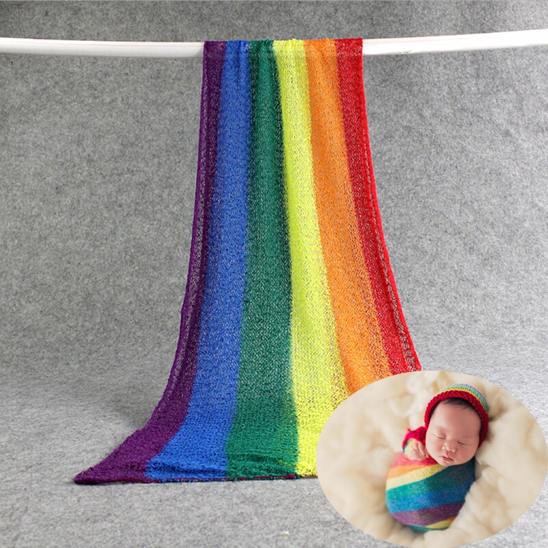 40*150 CM Baumwolle Weiche Wrap Neugeborenen Fotografie Requisiten Baby Kinder Fotografie Wrap Hängematte Swaddling Fotografia