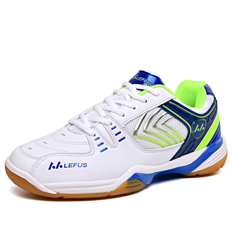 Badminton Schoenen Ademend Antislip Sport Schoenen Voor Mannen Vrouwen Sneakers Tafeltennis Schoenen Zapatillas Deportivas Mujer Masculino: Groen / 39