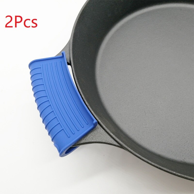 2/1 stuks siliconen keukengereedschap voor potten, handvat, ovenwanten, plaatklem, anti-verbranding, dikkere keukenaccessoires: 06