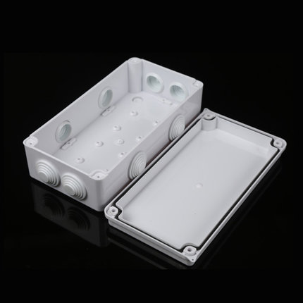 Abs Plastic IP65 Waterdichte Junction Box Diy Outdoor Elektrische Aansluiting Doos Kabel Tak Doos 100x100x70mm