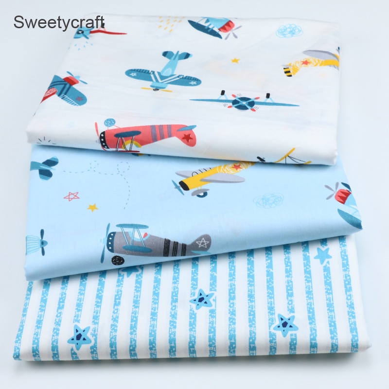 160*50cm flytrykt bomuldsstof tela algodon patchwork baumwolle stoff til gør-det-selv syning sengetøjssæt materiale tilbehør