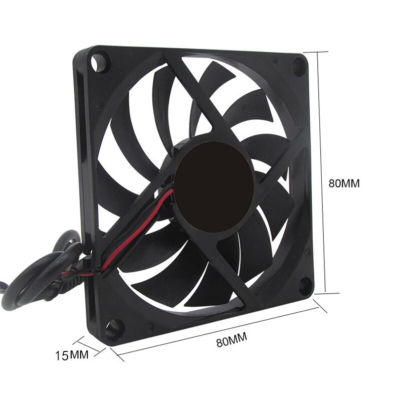 Gdstime fans 80mm 5V USB Fan 80mm 8cm 8015 Bürstenlosen DC Lüfter PC Computer Router fall Fan Kühler 2Pcs