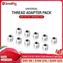 SmallRig Thread adapter 1/4 inch to 3/8 inch thread 10pcs Pack - 856