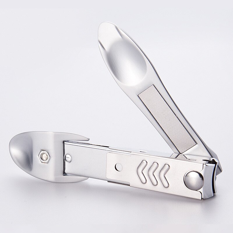 Big Stainless Steel Nail Clipper Cutter Manicure Trimmer Toe Nail Clipper with Clip Catcher FH01
