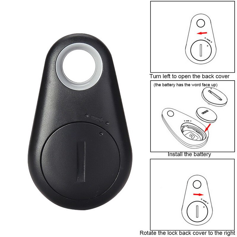 Bil smart finder nyckel trådlös bluetooth tracker anti förlorad larm tagg barnväska husdjur gps locator