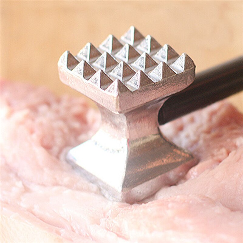 1PC Aluminum Alloy Loose Tenderizers Meat Hammer Pounders knock-sided for Steak Pork Kitchen Tools