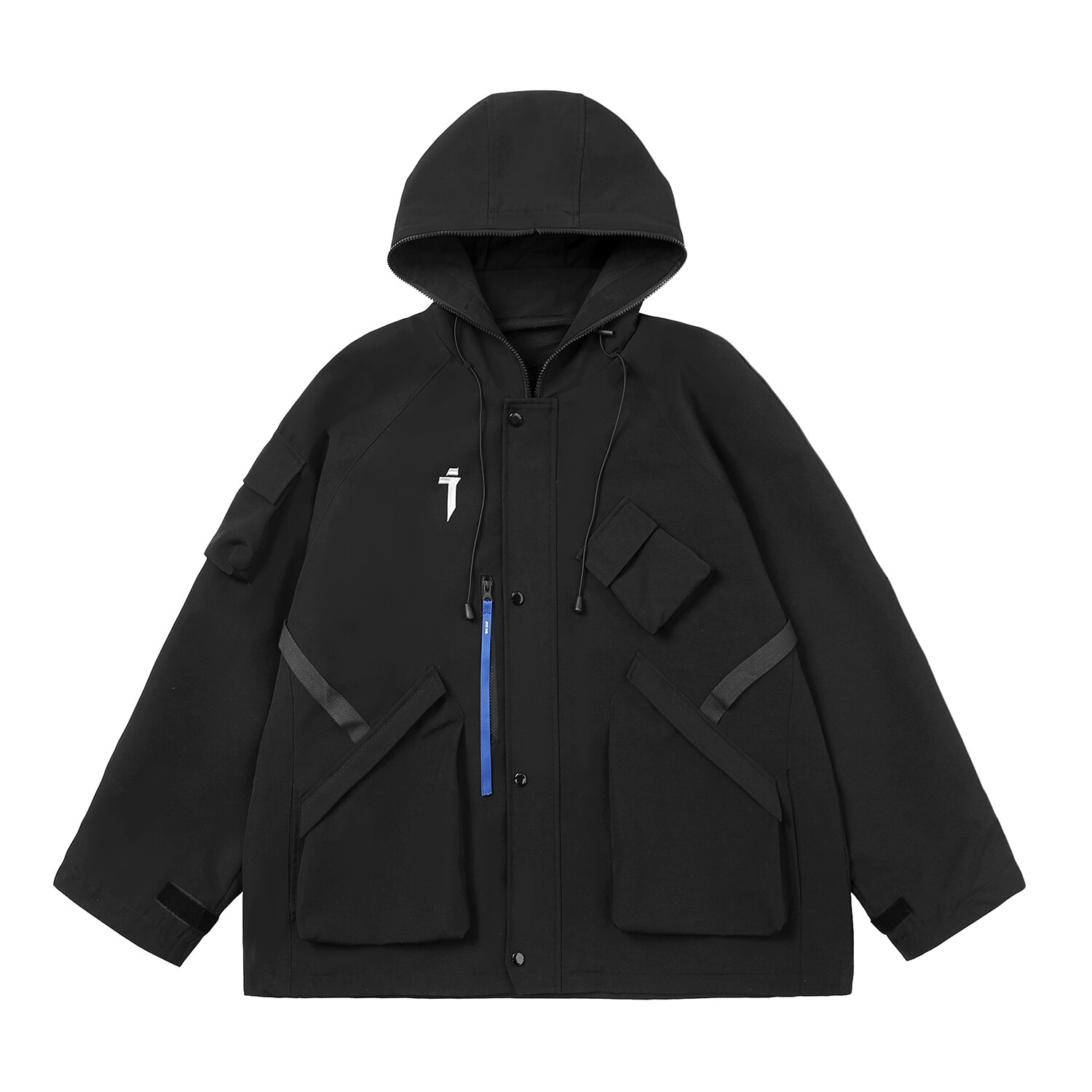 XYXIONGMAO Gothic Techwear Jacket – Tactical Zipper Windbreaker For Men