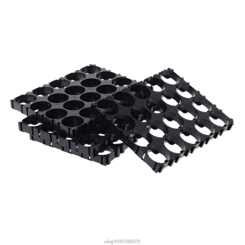 4x Black 18650 Battery 4x5 Cell Spacer Radiating Shell Pack Plastic Heat Holder Ja05 21