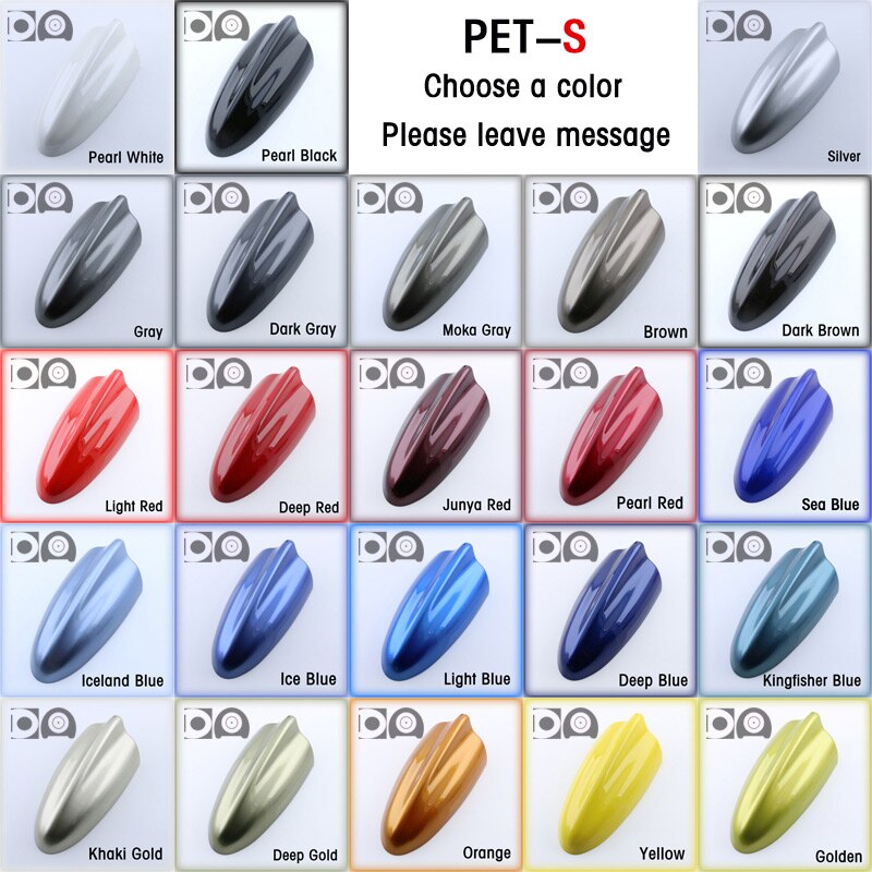 Peinture de Piano en plastique ABS, antenne d'autoradio Super shark fin, accessoires spéciaux pour Lexus CT200h, PET-S PET-L: Choose a color PET S