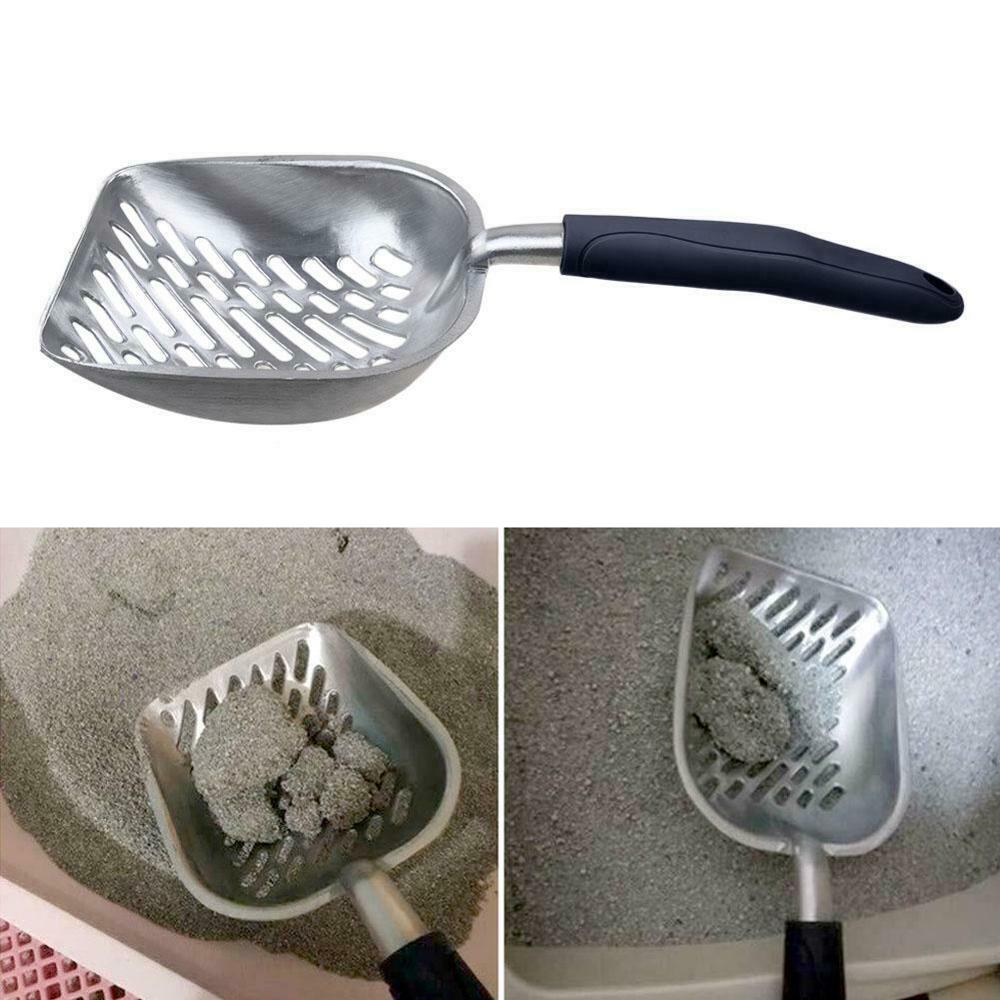 Cat Dogs Litter Spade Metal Waste Scooper Poop Pet Sand Shovel Cleaning Tools