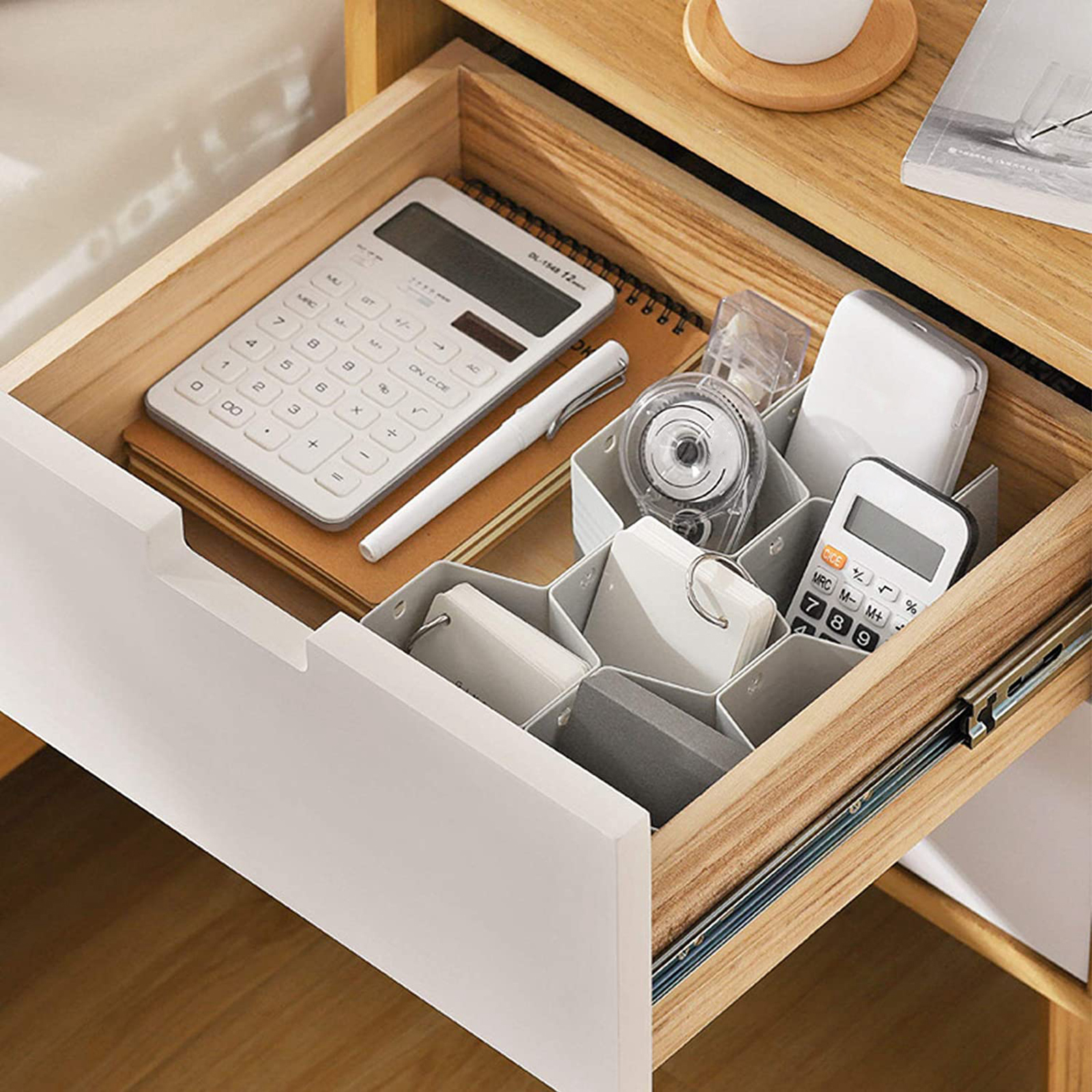 Organizador de cajón de nido de abeja, divisores de armario de 18 compartimentos, Partición de plástico para ropa pequeña y tablilla cosmética, 8 Uds.