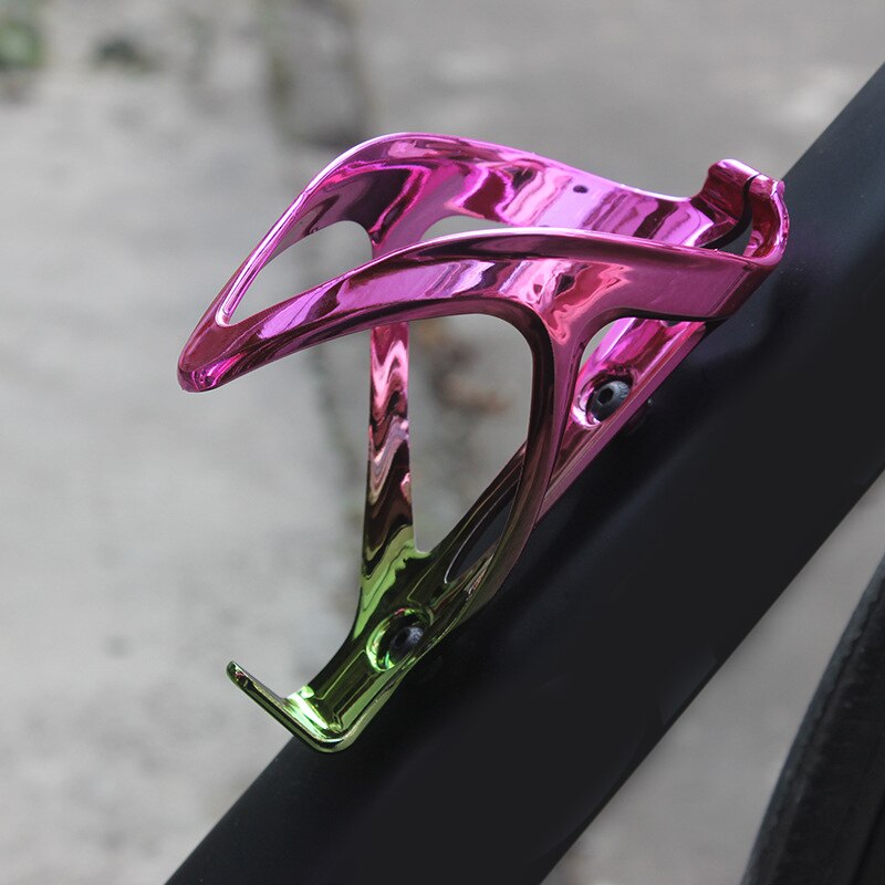 Bike Water Bottle Cage Lightweight Adjustable Bicycle Bottle Holder MTB Road Bike Kids Bikes Pink Green Gradient