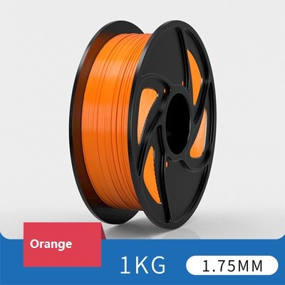 PLA 3D Printer Filament 1.75mm 30 Colors Sample for 3D Printing Materials: Orange