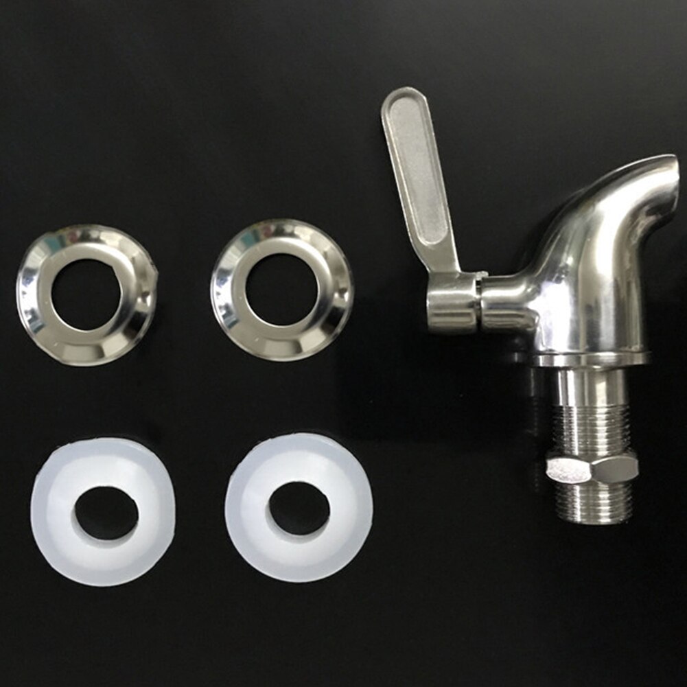 Stainless Steel Beverage Drink Water Dispenser Wine Barrel Faucet Juice Tap