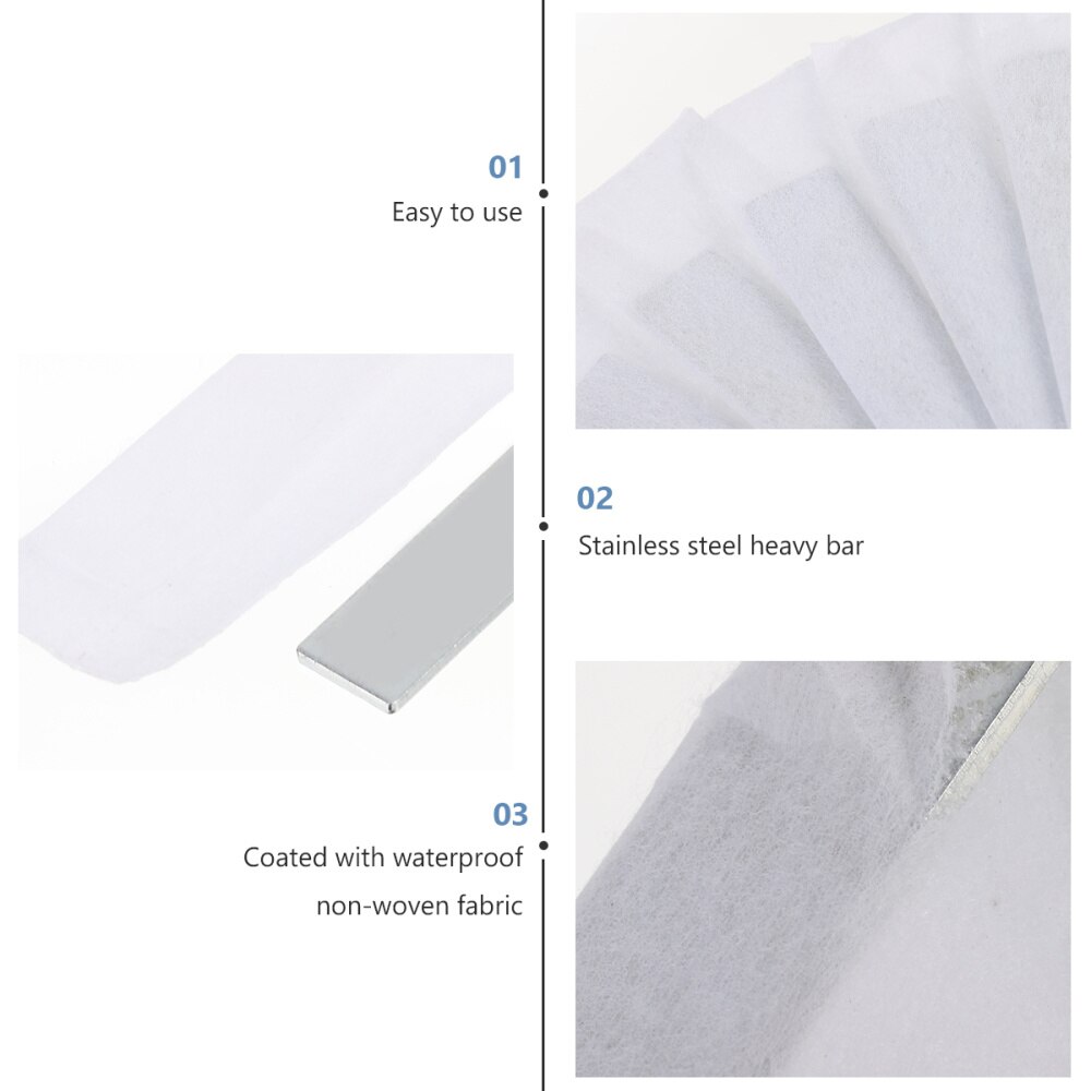 12Stck 20g Blei Gardinen Gewicht Abgedeckt Gardinen Gewichte für Flagge Dusche Vorhang