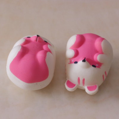 Squish antiestrés 8cm animales Squishies Galaxy Hamster Squishies Slow Rising Squeeze perfumado estrés aliviar juguetes para niños: 2