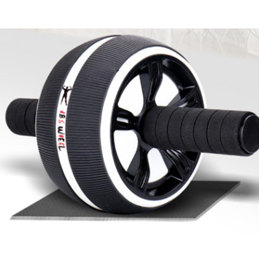 ABS Abdominale Rouleau de Roue D'exercice Fitness Équipement Muet Rouleau Bras Ventre Core Trainer Corps Forme Fournitures de Formation: WHITE