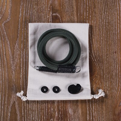 Bergsteigen Nylon Seil Kamera Schulter Nacken Gurt Gürtel Handarbeit für kamera Leica Kanon 1DX2 Nikon z7 Sony a7m3: Hellgrün