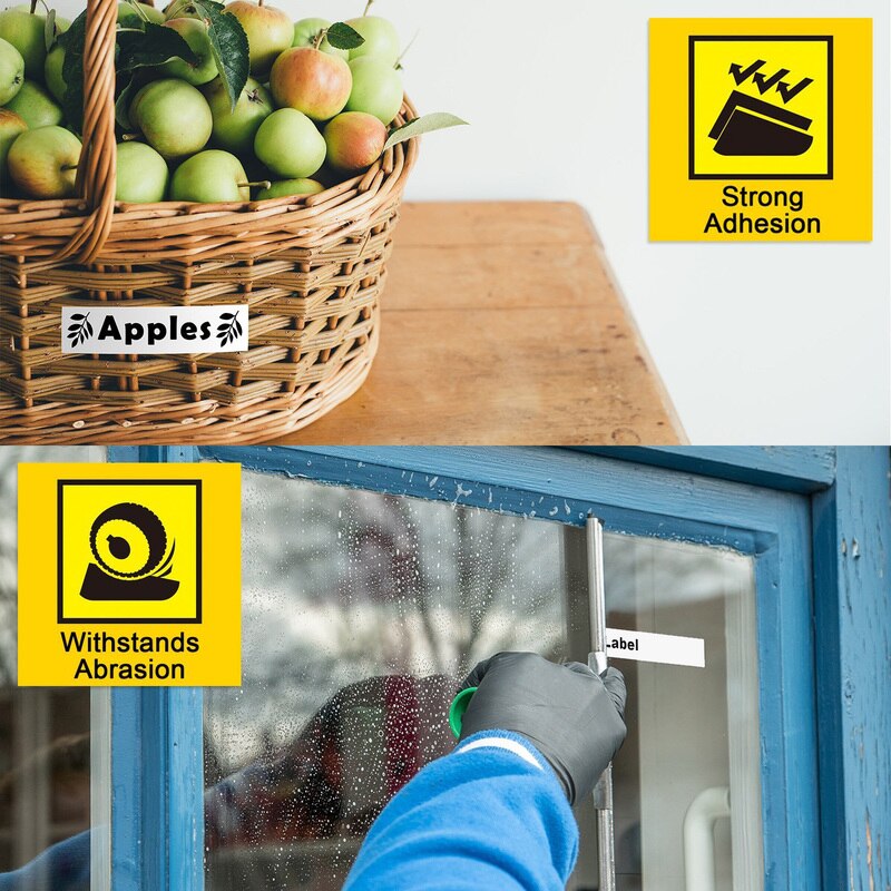 6mm svart på vitt tze 211 kompatibla brother p-touch skrivare tze -211 tz211 tz-211 tz tze 211 etikettband för ptouch 6mm