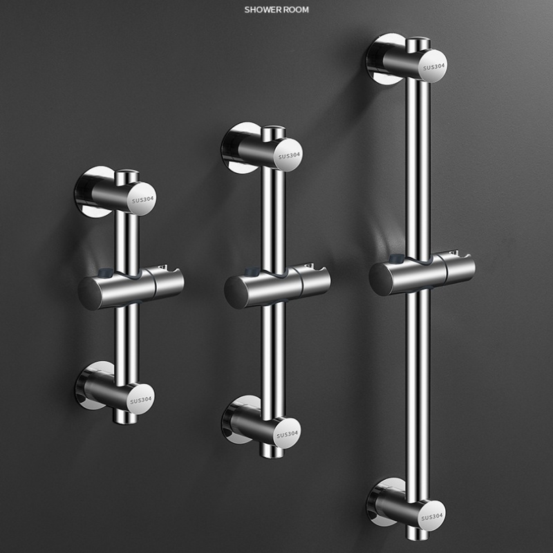 Barras deslizantes de ducha, extensión de cabezal de ducha de mano, soporte deslizante, barra deslizante ajustable montada en la pared, accesorios de baño