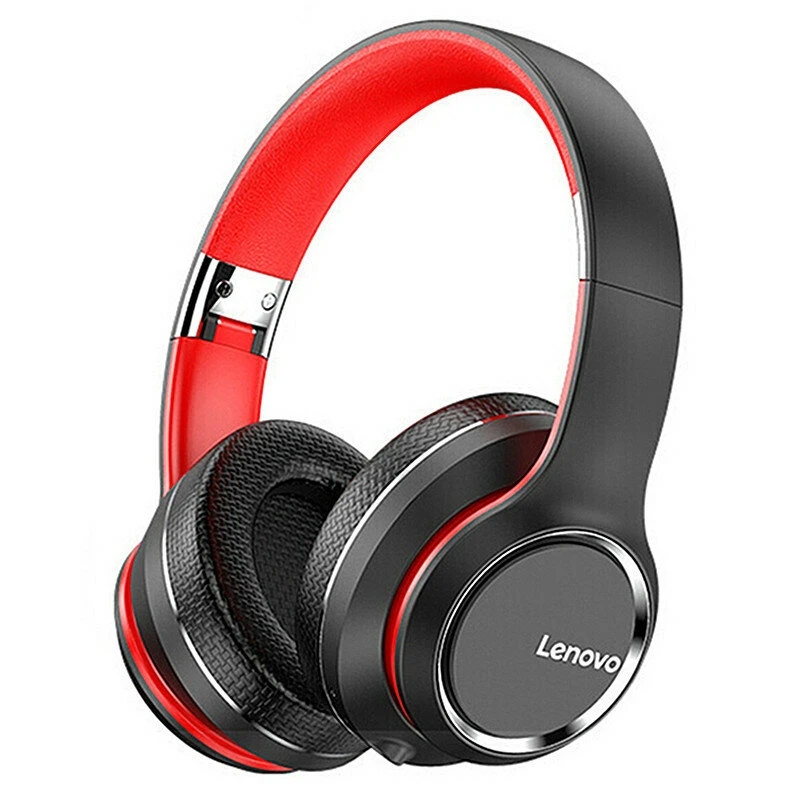 Lenovo HD200 Wireless BT Headset BT5.0 Over-ear Earphone Noise Cancellation HIFI Stereo Game Headset Mic Auriculares de música: 1pc