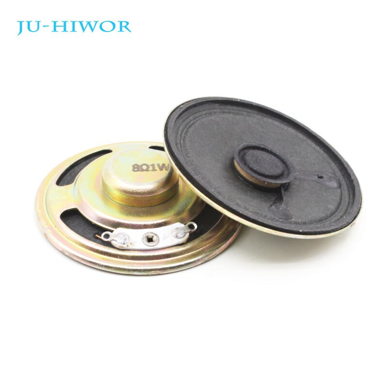 2pcs 8 Ohm 1W 57MM Loudspeaker Cone Paper Cap Speaker Internal Magnetic 18MM Magnet Height 13MM