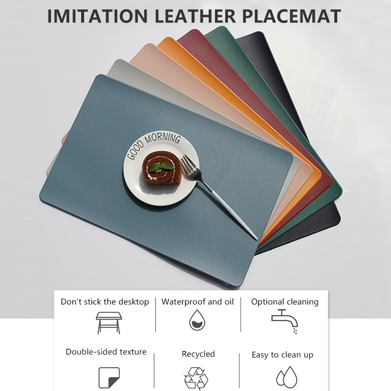 Extra Grote Siliconen Mat Hittebestendige Blad Waterdicht Pad Keuken Teller Protector Vinyl Craft Matten Antislip Tafel Placemat