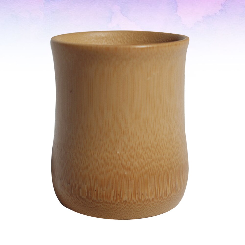 2PCS Bamboo Water Cup Multi-purpose Bamboo Cup Eco-friendly Bamboo Cup Thick Plain Bamboo Tube Carbonized Bamboo Mug