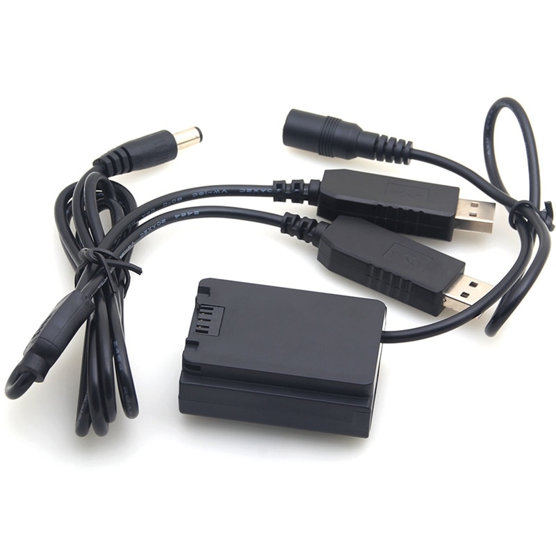 Np-Fz100 batterie factice coupleur cc double adaptateur Usb pour Sony A7Iii A9 A7Riii A7Siii appareil photo reflex numérique