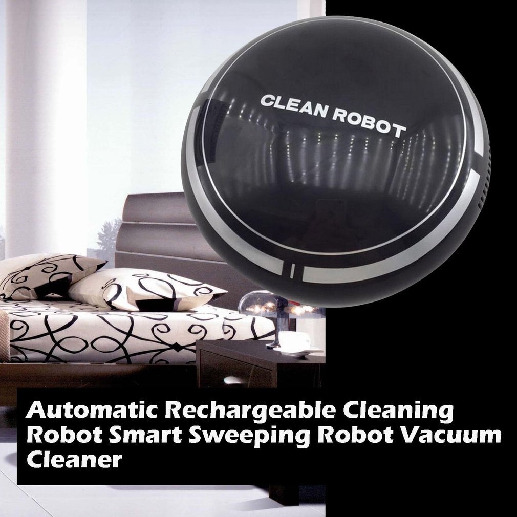 Automatic Rechargeable Cleaning Robot Smart Sweeping Robot Vacuum Floor Dirt Dust Hair Cleaner Home Sweeping Machine