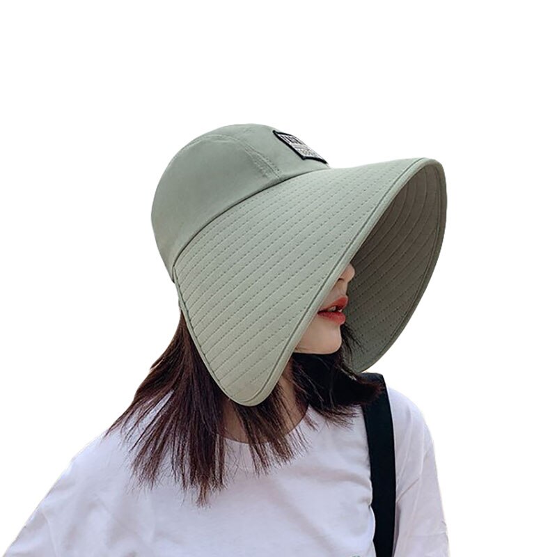 Zomerhoeden voor dames zonnehoed met ademende zonnebrandcrème buiten fiets strand pet vizier brede rand zonnehoed dames